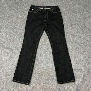 VTG Fubu Women's Jeans Size 13/14 Black Denim Straight Leg 90s Retro